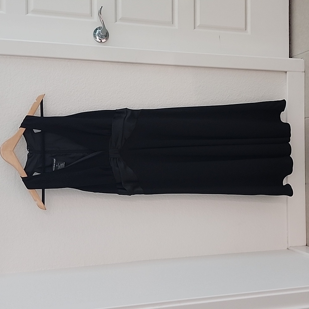 Jones Wear Dress - black cocktail - women's sz. 14, pre-owned